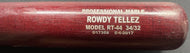 2017 Rowdy Tellez Game Used Cracked Dinger Baseball Bat R-TT44 Toronto Blue Jays