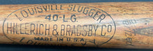 Load image into Gallery viewer, 1930s Lou Gehrig 40LG Louisville Slugger Model 33” "Powered" Baseball Bat
