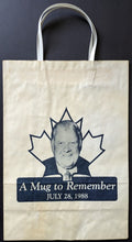 Load image into Gallery viewer, 1988 Harold Ballard Original VIP Swag Bag 85th Birthday Party NHL HOF Vintage
