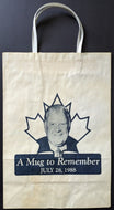 1988 Harold Ballard Original VIP Swag Bag 85th Birthday Party NHL HOF Vintage