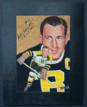 Load image into Gallery viewer, 1983 Milt Schmidt Signed Original Carleton McDiarmid Portrait Artwork Autograph
