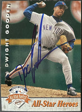 Load image into Gallery viewer, Dwight Gooden Autographed 1992 Upper Deck Baseball Card Signed MLB Yankees
