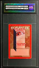 Load image into Gallery viewer, 1996 Bob Seger Its A Mystery Tour Vintage Backstage Pass Authenticated icert 5.5

