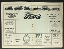 Load image into Gallery viewer, 1926 Hamilton Amateur Athletic Association Tiger Football Club Program Rare CFL

