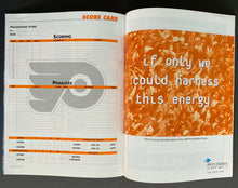 Load image into Gallery viewer, Mark Recchi Signed 1999 Philadelphia Flyers Hockey v Tampa Program + Game Notes
