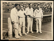 Load image into Gallery viewer, 1928 Tennis Legend Bill Tilden Type 1 Photo Orlando Garros Davis Cup LOA
