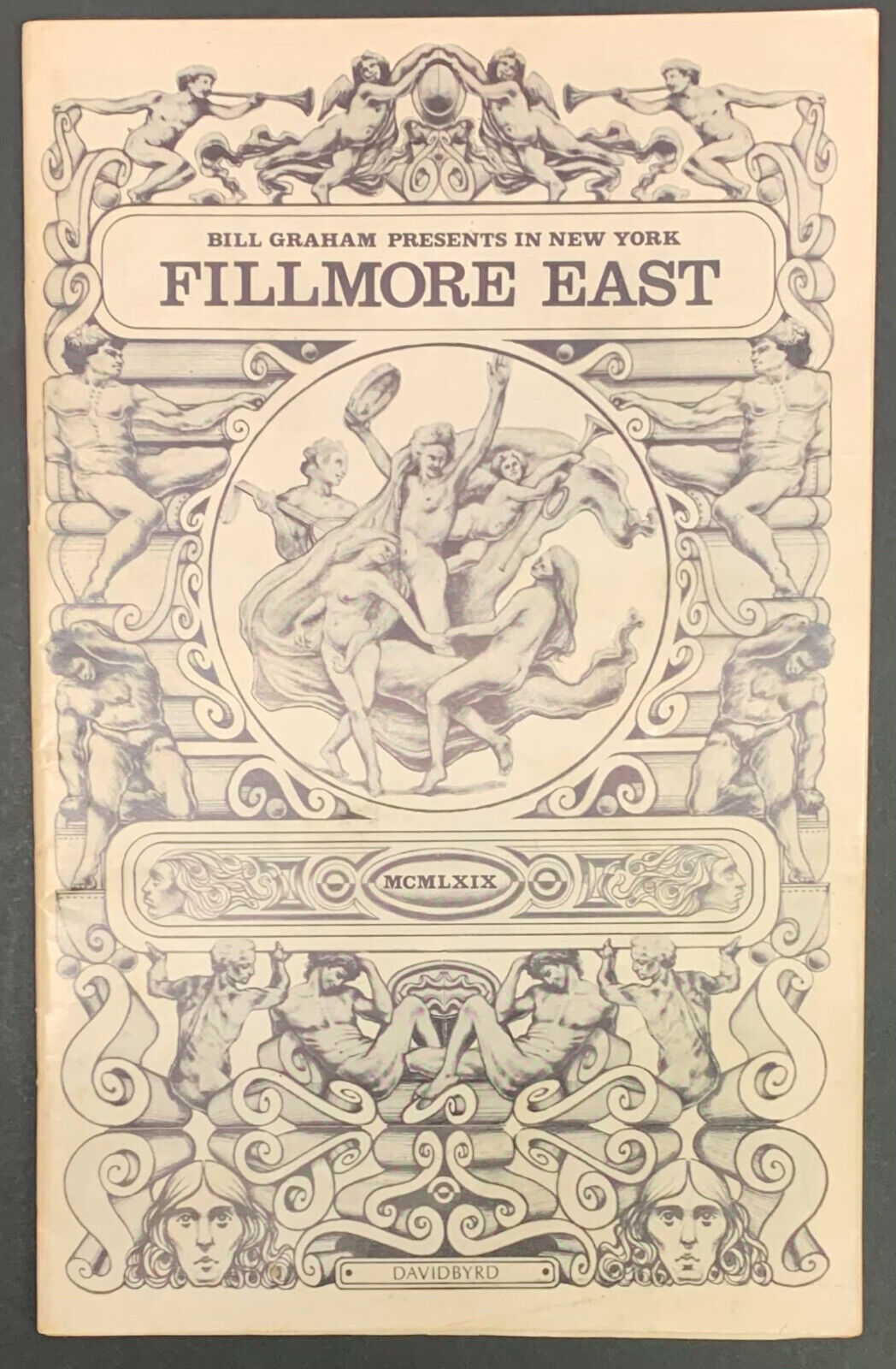 1970 Fillmore East Program Chuck Berry + Albert King + The Who's Tommy