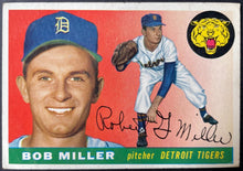 Load image into Gallery viewer, 1955 Topps Baseball #9 Bob Miller Detroit Tigers Vintage MLB Sports Card
