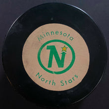 Load image into Gallery viewer, Minnesota North Stars Vintage Rawlings Made In Canada Hockey Puck
