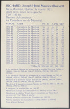 Load image into Gallery viewer, Maurice Richard Signed Postcard Issued By Molson Montreal Canadiens HOF NHL
