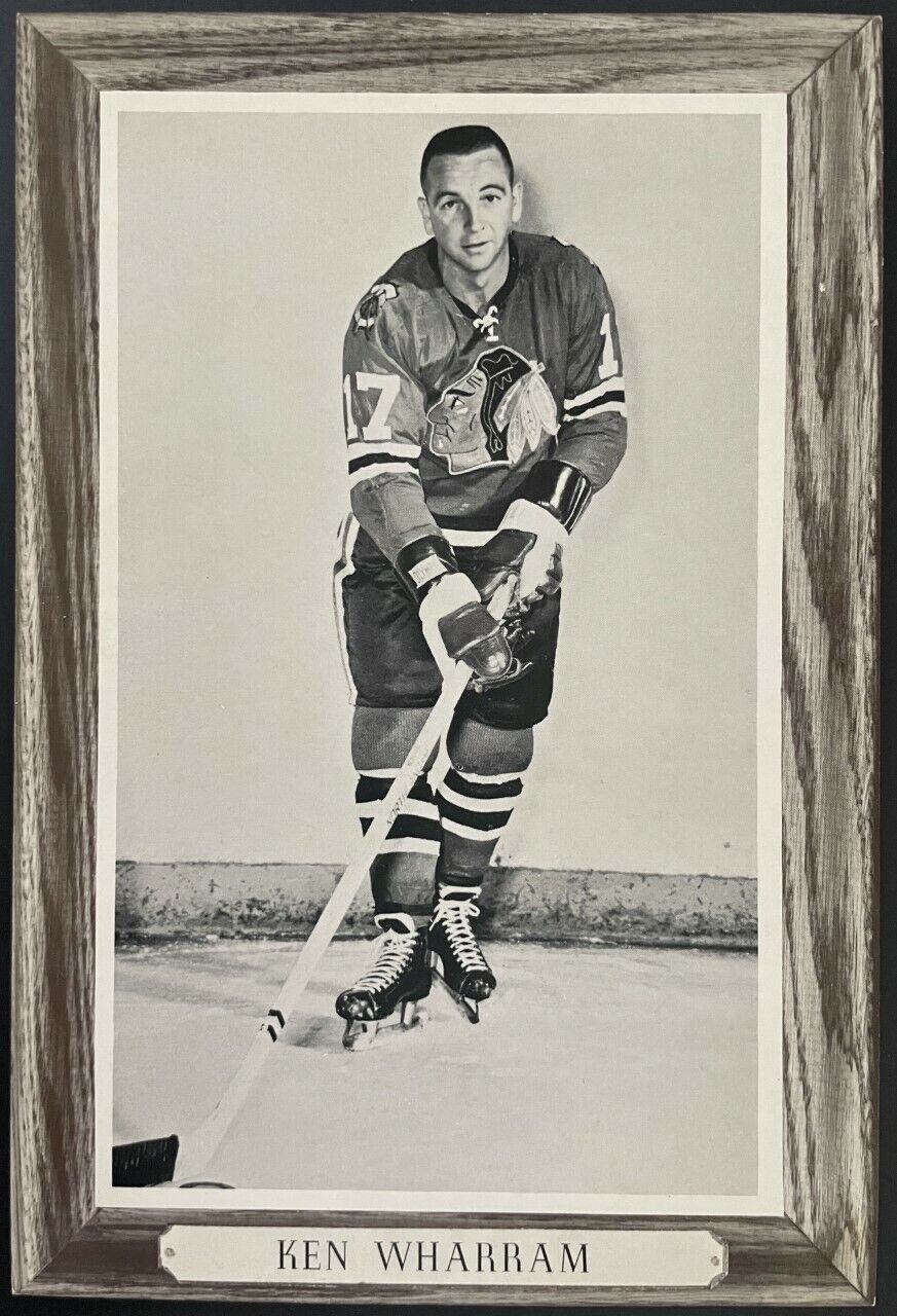 1964-67 BEEHIVE Group 3 Syrup NHL Hockey Photo Ken Wharram Chicago Blackhawks