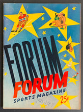 Load image into Gallery viewer, 1954 Montreal Forum NHL Hockey Program Canadiens vs Boston Bruins Vintage
