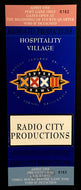 1998 Super Bowl XXXII San Diego California Post Game Invite Radio City Broncos