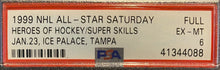 Load image into Gallery viewer, Wayne Gretzky Super Skills Saturday Final All Star Game Full Ticket PSA 6 Ex-Mt
