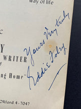 Load image into Gallery viewer, 1954 Eddie Foley Signed Sheet Music &quot;We Love Our Canada&quot; Vintage Autographed
