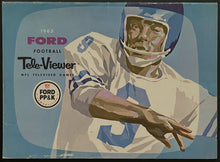 Load image into Gallery viewer, 1963 NFL Season Televiewer and Insert Ford Motor Company VTG
