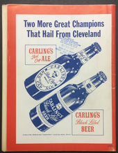 Load image into Gallery viewer, 1954 World Series Program Cleveland Stadium Indians vs Giants Vintage Sports
