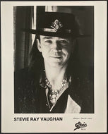 Vintage Epic Records Issued Stevie Ray Vaughn Publicity Photo Double Trouble