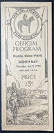 1936 Santa Anita Park Turf Club Thorobred Racing Program Los Angeles Horse Race