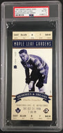 1998 Toronto Maple Leafs Hockey Ticket Memories & Dreams Charlie Conacher PSA 8