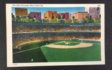Load image into Gallery viewer, 1930 New York Giants Polo Grounds Postcard Vintage Old MLB Baseball
