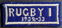 Load image into Gallery viewer, 1932-33 University of Toronto Crest + Rugby Football Team Patch U of T
