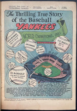 Load image into Gallery viewer, 1951 New York Yankees Fawcett Comic World Series Champion Mantle DiMaggio MLB
