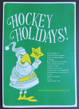 Load image into Gallery viewer, Circa 1976 WHL Salt lake Golden Eagles Christmas Card + Player Photos Vintage

