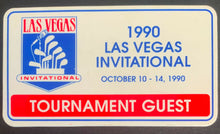 Load image into Gallery viewer, 1990 Las Vegas Invitational Golf Tournament Guest Badge Vintage
