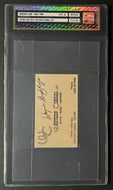 1980's Wayne Gretzky Western Corral Business Card Vintage NHL Hockey HOFer