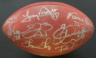 Running Back Greats Multi-Signed (x15) Wilson “The Duke” NFL Football Fanatics