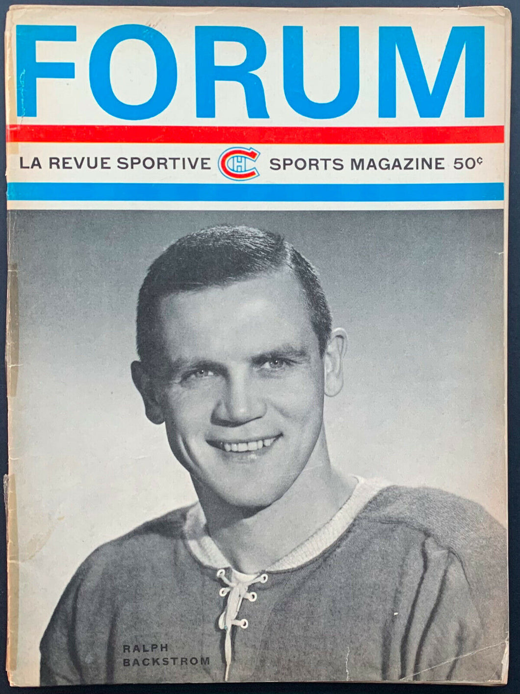 May 3 1966 Stanley Cup Finals Hockey Program Red Wings vs Canadiens Game 5