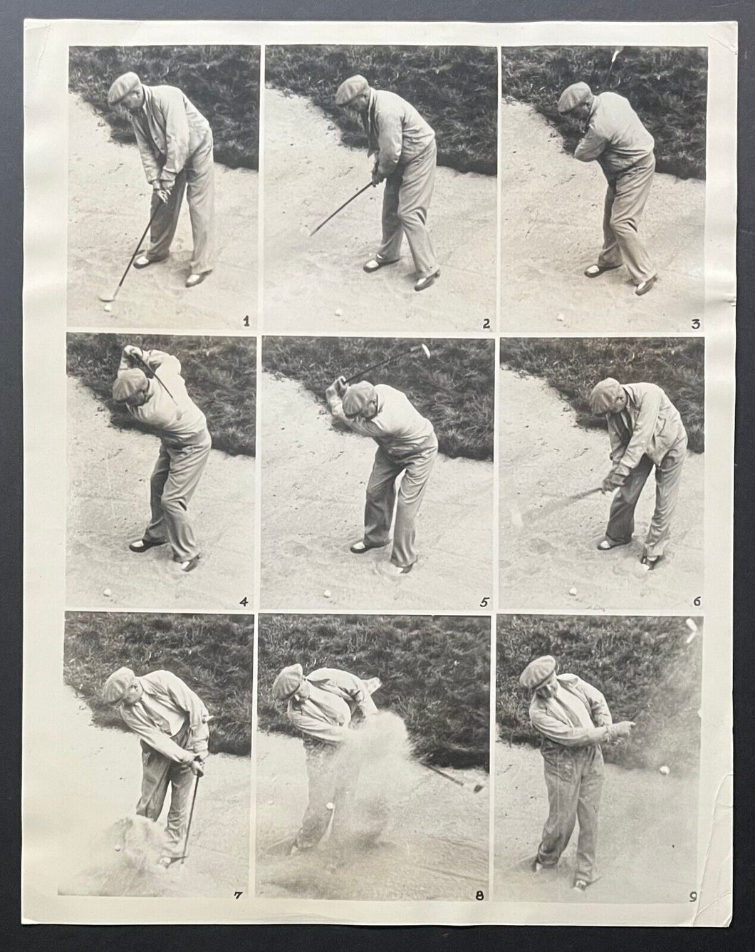 1935 British Open Champion Alfred Perry Vintage Photo Ridgewood Country Club