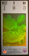 1991 NFL Football Super Bowl XXV Vintage Ticket NY Giants Beat Buffalo Bills