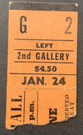 1970s John Prine Toronto Massey Hall Ticket Stub Music Vintage Country