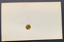 Load image into Gallery viewer, 1964 The Beatles John Lennon Tie Tack Vintage Rock Music Pin Original Postcard
