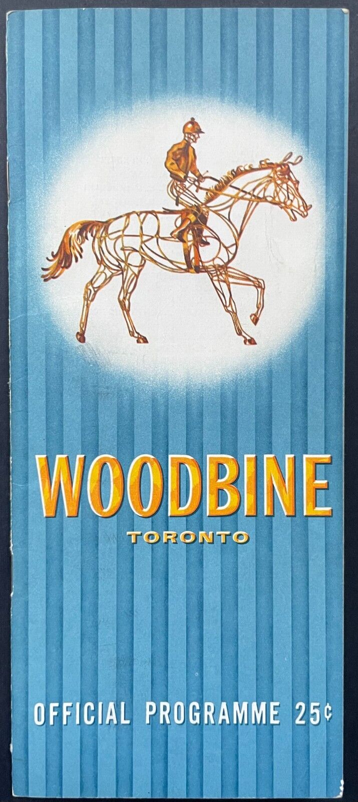 1961 Queen’s Plate Stakes Horse Race Racetrack Program Woodbine Toronto