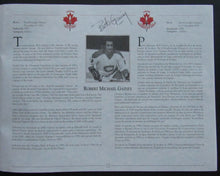 Load image into Gallery viewer, 1995 Canadian Sports Hall Of Fame Induction Program Signed by All 6 Inductees
