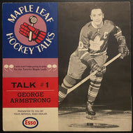 1966 NHL Hockey Talks Full Set Toronto Maple Leafs Record Albums Armstrong Bower