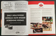 Load image into Gallery viewer, 1999 Woodbine Racetrack Maple Leaf Trotting Classic Program Signed Ron Waples
