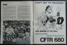 Load image into Gallery viewer, 1973 Canad Inns Stadium CFL Program Toronto Argonauts vs Winnipeg Blue Bombers
