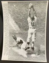 Load image into Gallery viewer, 1963 Wire Photo Candlestick Park San Francisco Double Header Game Kuenn Scores
