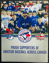 Load image into Gallery viewer, 2015 Canadian Baseball HOF Induction Ceremony Program Signed 5 Inductees Auto
