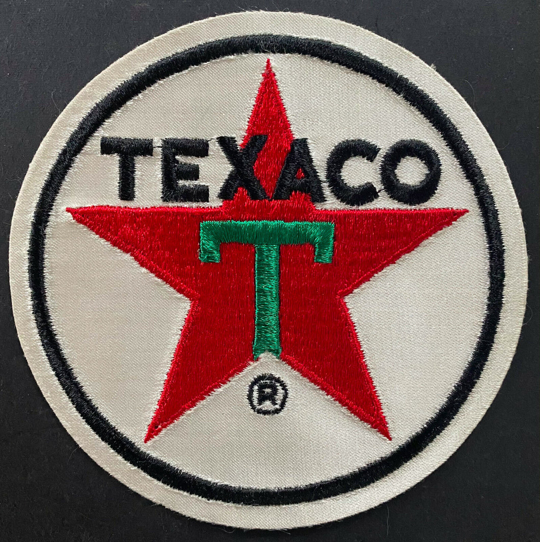 Unused Texaco Employee Patch Embroidered Crest Vintage Gas Oil Advertising 5