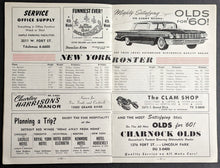 Load image into Gallery viewer, Olympia Stadium Program Detroit Red Wings+NY Rangers NHL Hockey Marcel Pronovost

