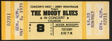 Load image into Gallery viewer, 1979 The Moody Blues In Concert Full Ticket Jackson Mississippi Coliseum Vintage

