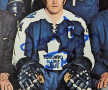 Load image into Gallery viewer, 1970/71 Toronto Maple Leaf Autographed Team Photo Signed x7 NHL Keon HOF JSA
