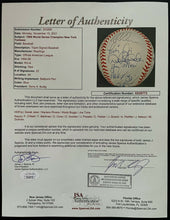 Load image into Gallery viewer, 1996 World Series Champs New York Yankees Team Signed Baseball x22 Jeter JSA LOA
