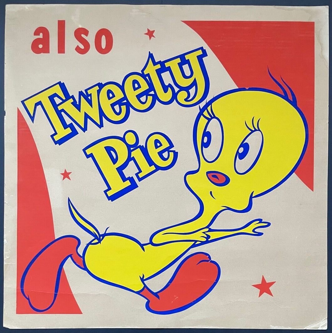 1950s Looney Tunes Tweety Pie 24x24 Screenprint Poster Vintage Cartoon Bird