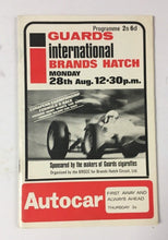 Load image into Gallery viewer, 1967 Racing Program Brands Hatch England Formula 2 European Championship Race
